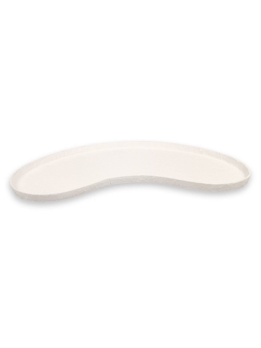 Dienblad Kidney off-white texture