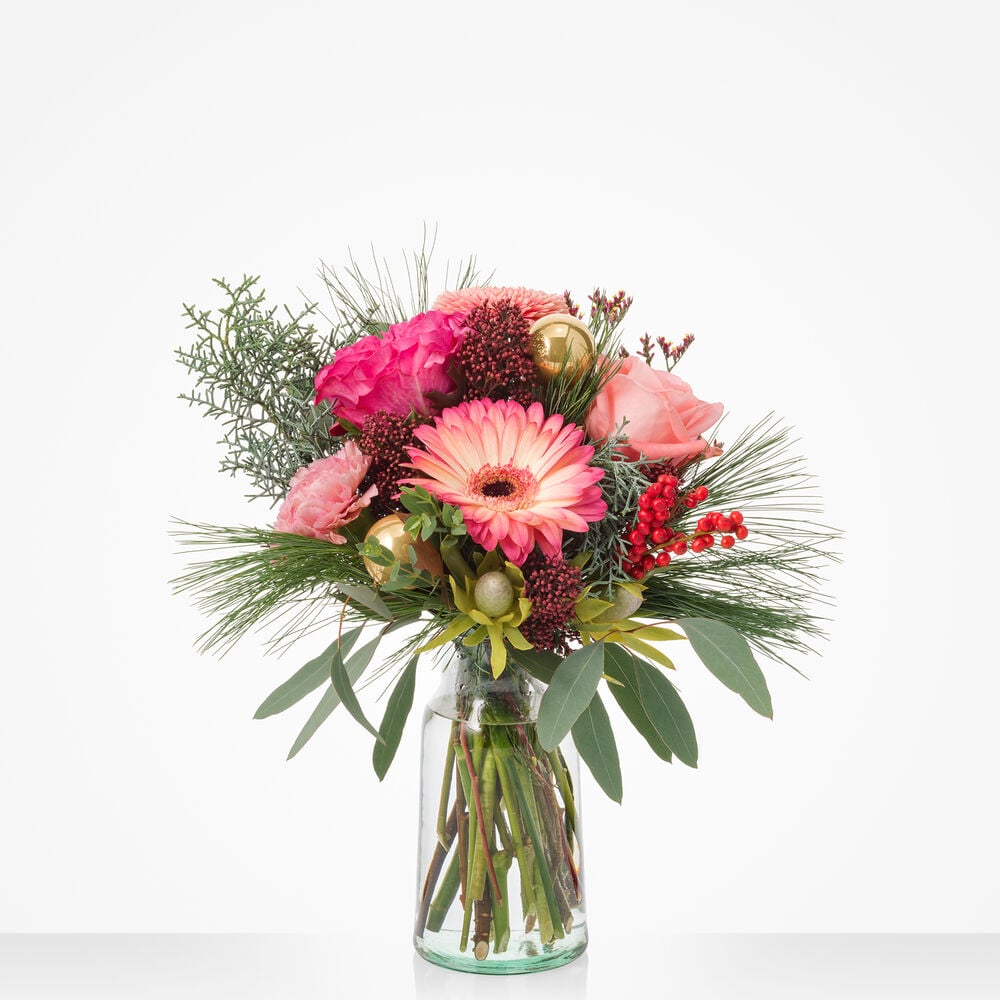 Liefdevolle kerstwens boeket